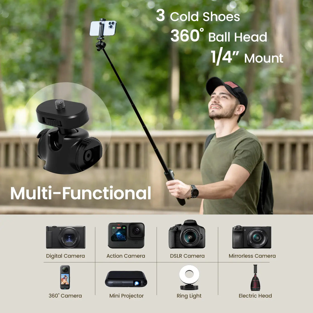 Variety Tripod for Phone/Camera/Pocket3