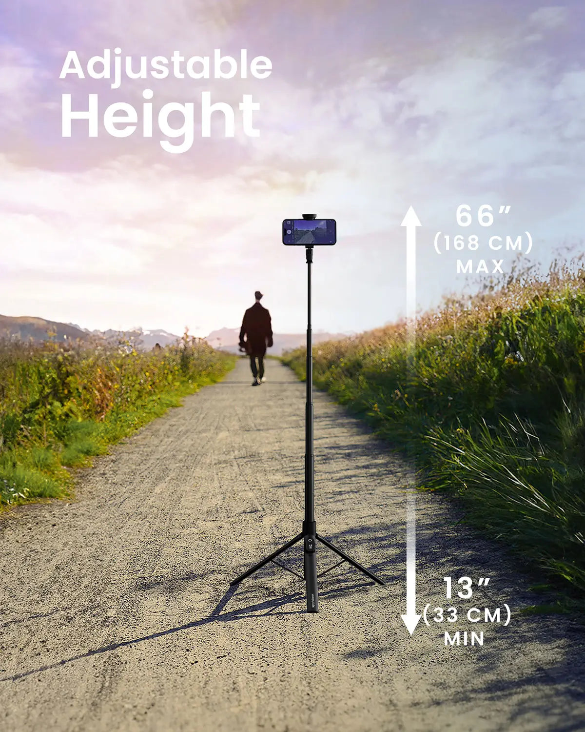 JustTap™ Tap-To-Open Tripod