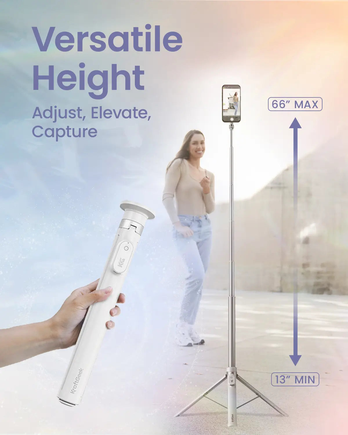 JustTap Magnetic Phone Tripod