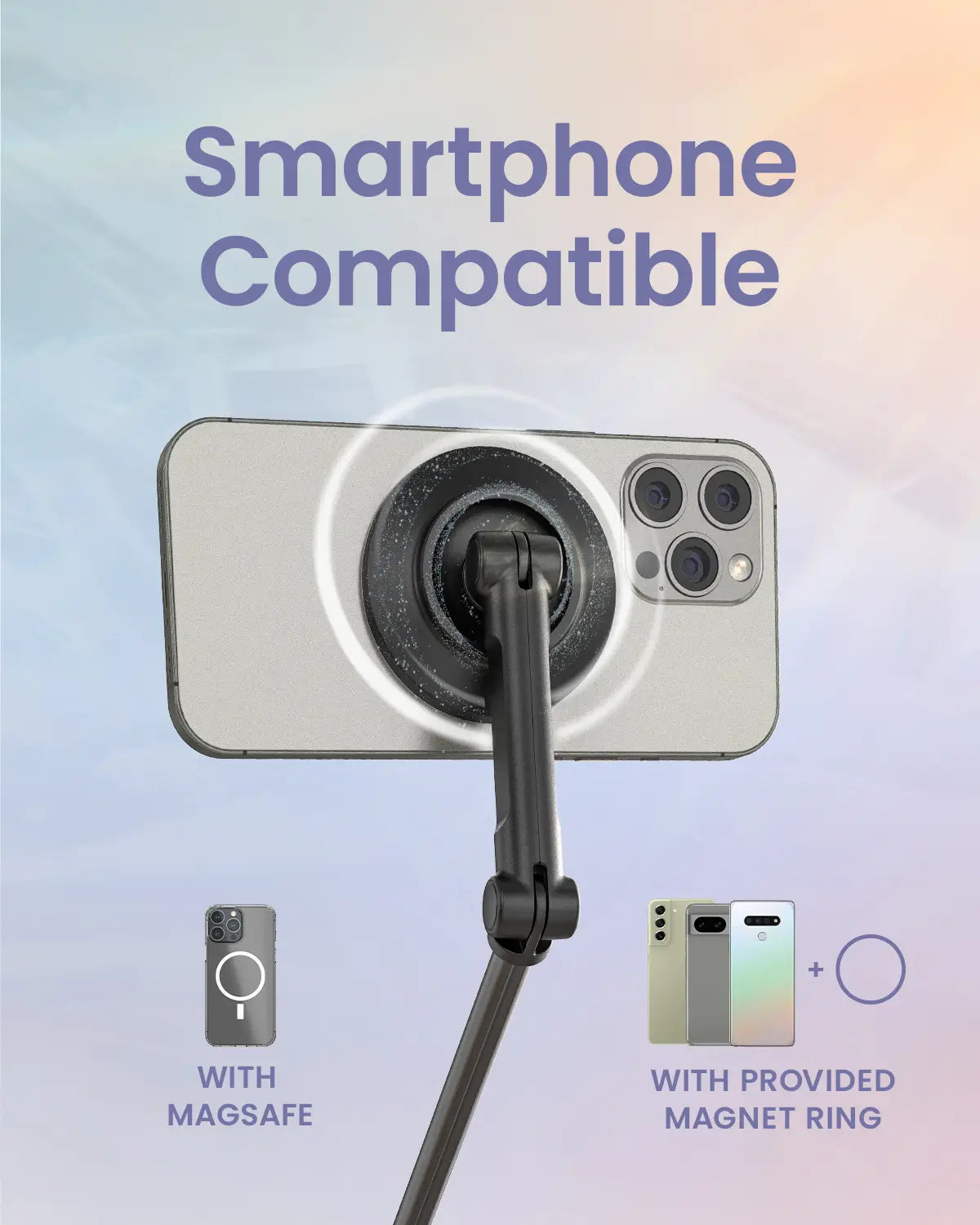 JustTap Magnetic Phone Tripod