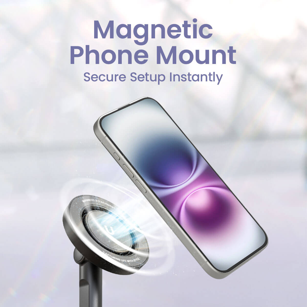 JustTap™ Magnetic Phone Tripod