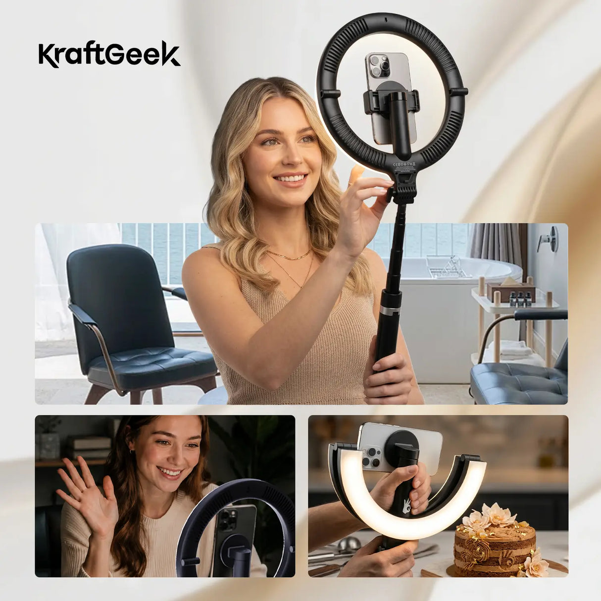 Glow Ring Travel Ringlight with Tripod
