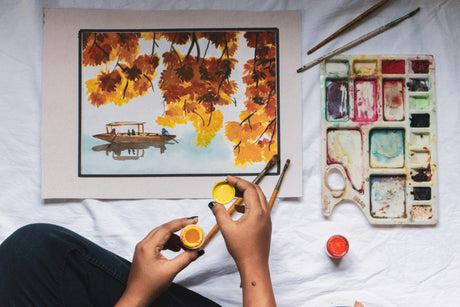 How To Create A Custom Watercolor Palette For Landscape Painting