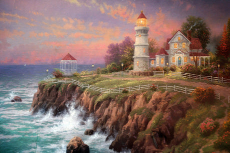 Thomas Kinkade's Glowing Canvas Technique: Dark Layers, Glazing, And Light
