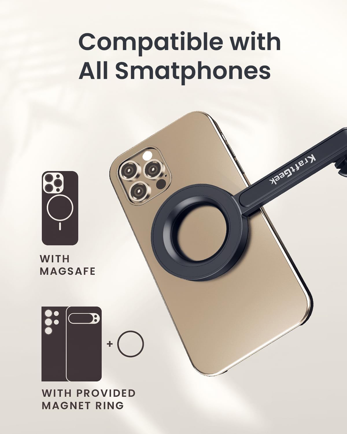 MagStand 自撮り棒 携帯電話用三脚 – KraftGeek