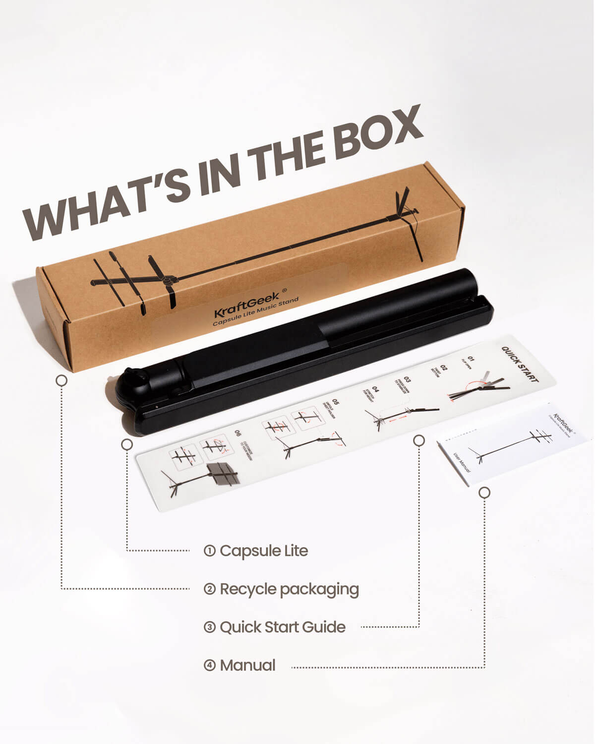 Capsule Lite Music Stand – KraftGeek