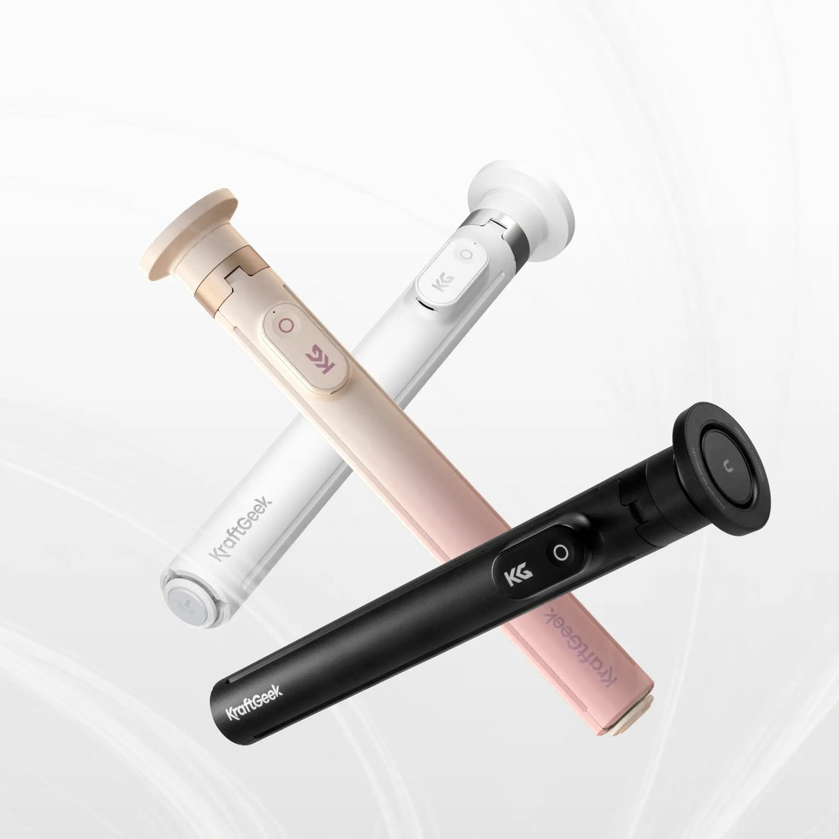 JustTap™ Magnetic Phone Tripod - Ombré Peach
