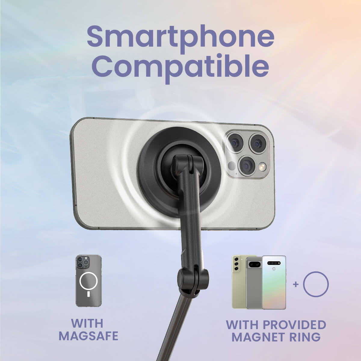 JustTap™ Magnetic Phone Tripod