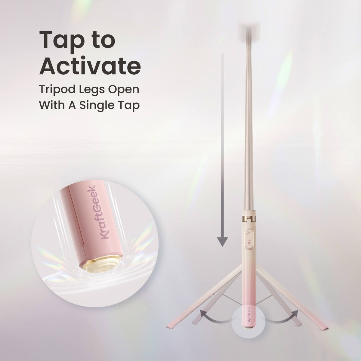 JustTap™ Magnetic Phone Tripod