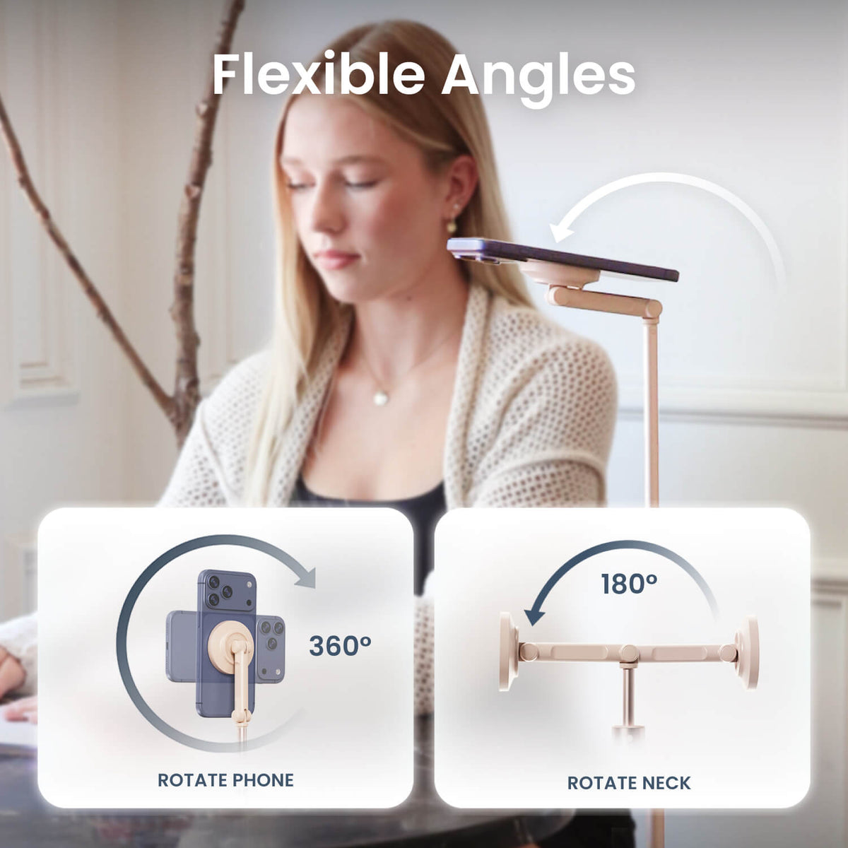 JustTap™ Magnetic Phone Tripod