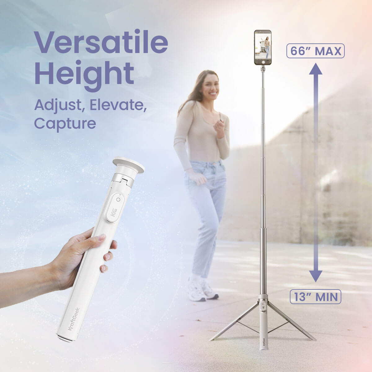 JustTap™ Magnetic Phone Tripod