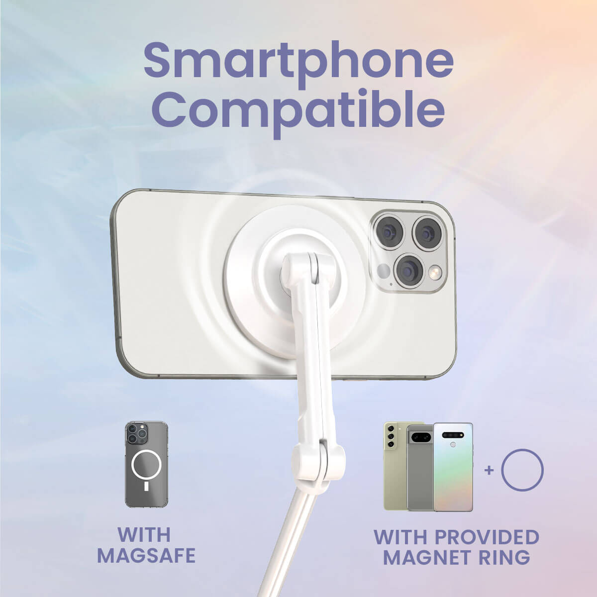 JustTap™ Magnetic Phone Tripod