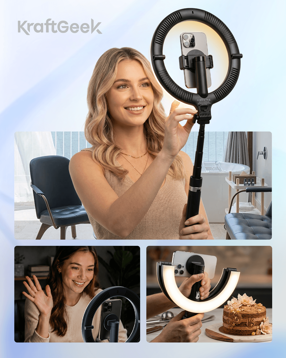 Glow Ring Travel Ringlight with Tripod