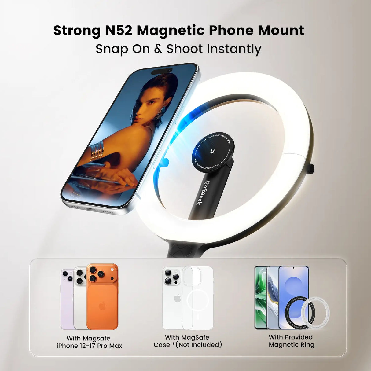 Glow Ring Travel Ringlight with Tripod