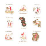 Motion Lenticular Stickers - Pocket Gallery Series