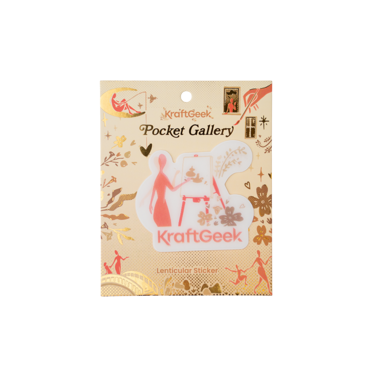 Motion Lenticular Stickers - Art