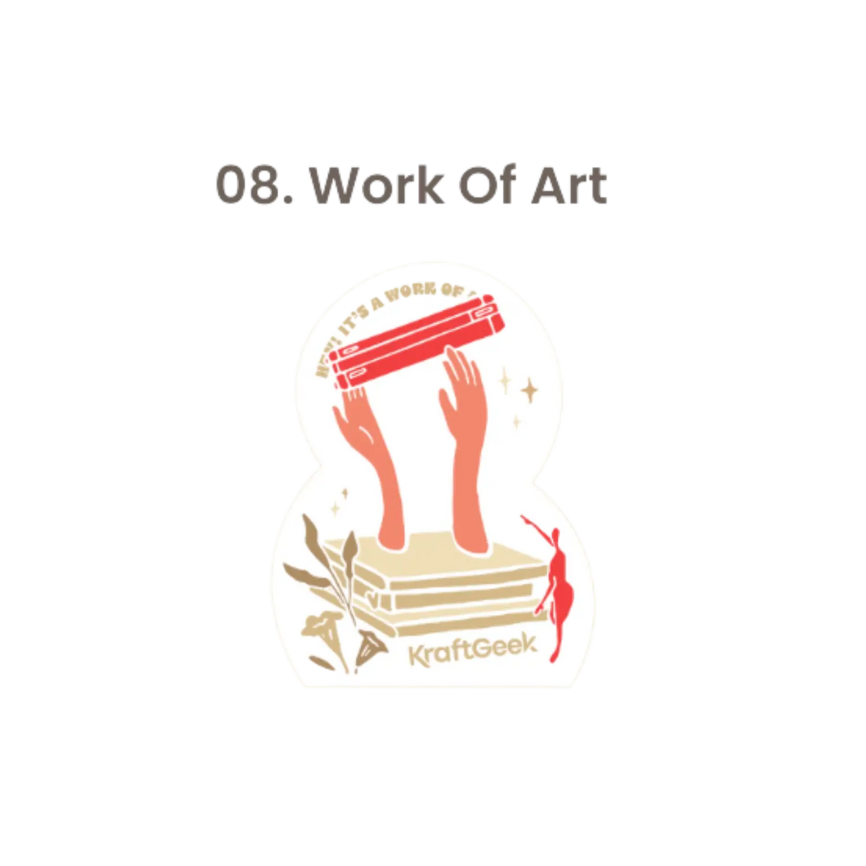 Motion Lenticular Stickers - Art