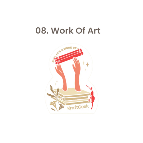 Motion Lenticular Stickers - Art